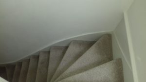 Staircase carpet cleaning