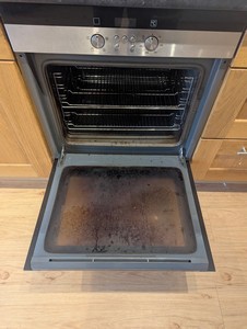 Oven Clean Dirty Oven